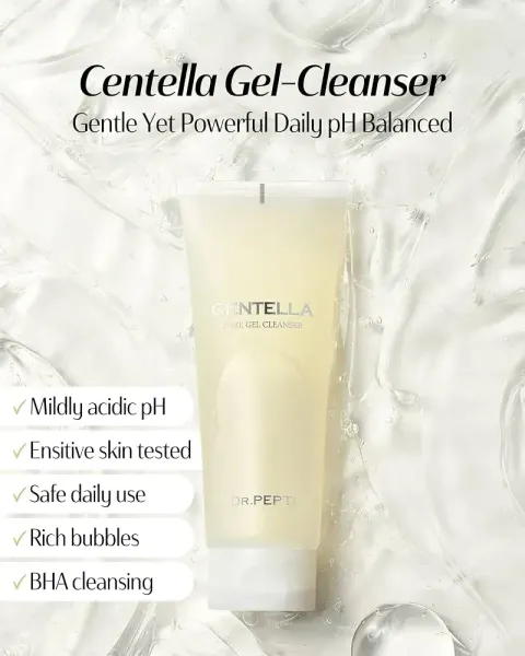 JuzBeauty_JuzBeautyMalaysia_JuzPretty_Authentic_Kbeauty_Malaysia_Skin_Care_Cosmetics_K-beauty_Health_Care_korean_streetwear_DR PEPTI Centella Pure Gel Cleanser 积雪草纯净洁面啫喱8