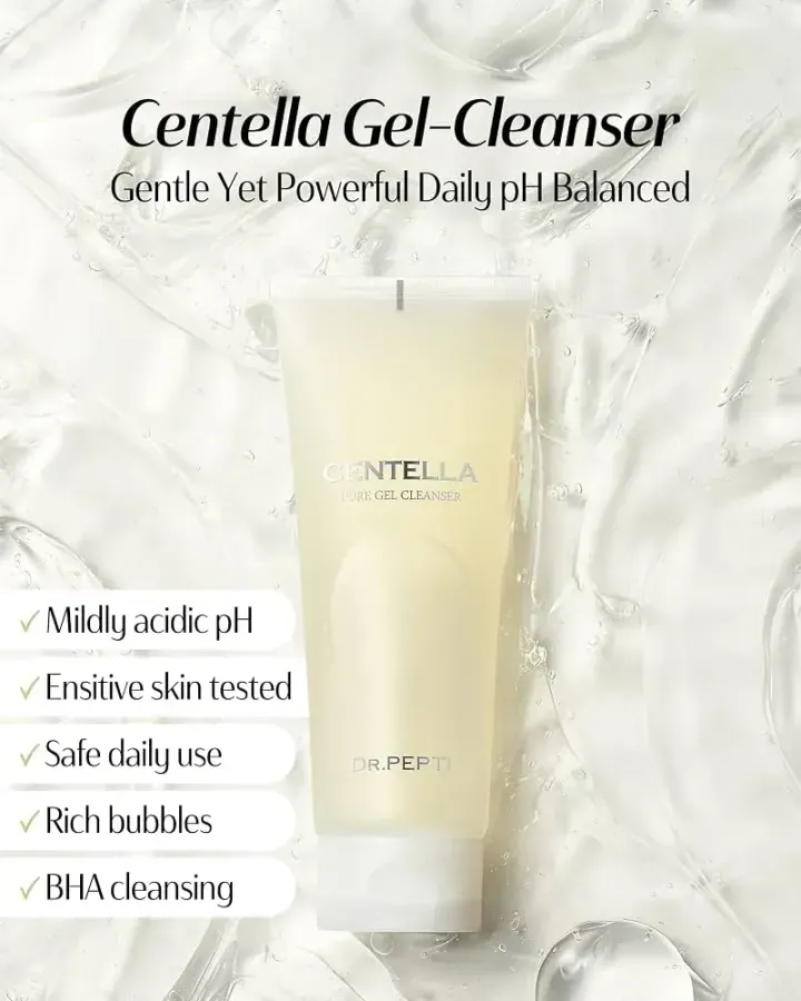 JuzBeauty_JuzBeautyMalaysia_JuzPretty_Authentic_Kbeauty_Malaysia_Skin_Care_Cosmetics_K-beauty_Health_Care_korean_streetwear_DR PEPTI Centella Pure Gel Cleanser 积雪草纯净洁面啫喱8