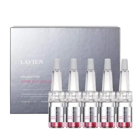JuzBeauty_JuzBeautyMalaysia_JuzPretty_Authentic_Kbeauty_Malaysia_Skin_Care_Cosmetics_K-beauty_Health_Care_korean_streetwear_LAVIEN Medinic Line Amino Silk Skin Ampoule 氨基酸焕肤安瓶5