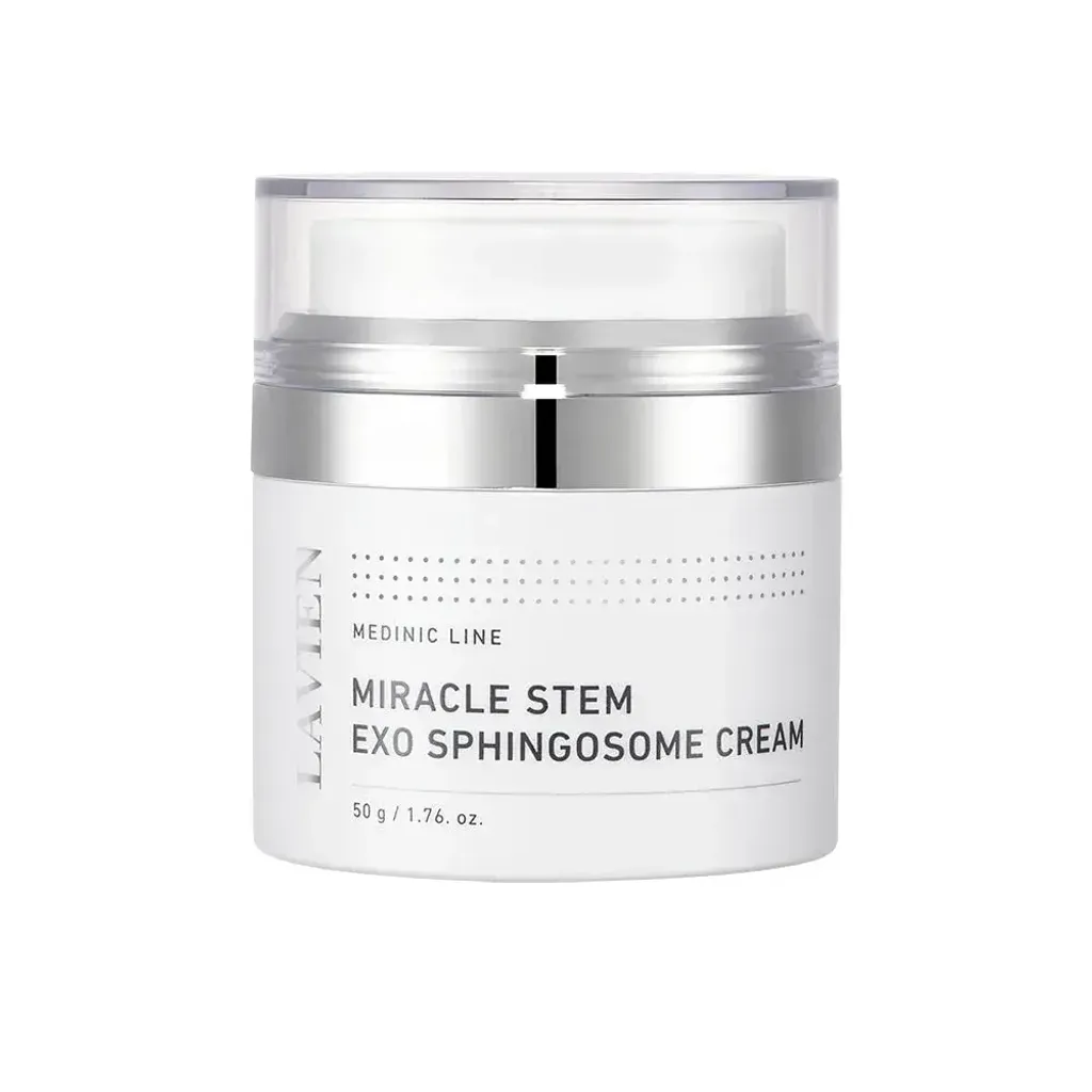 JuzBeauty_JuzBeautyMalaysia_JuzPretty_Authentic_Kbeauty_Malaysia_Skin_Care_Cosmetics_K-beauty_Health_Care_korean_streetwear_LAVIEN Medinic Line Miracle Stem Exo Sphingosome Cream 奇迹干细胞外泌体神经鞘氨醇修护面霜1