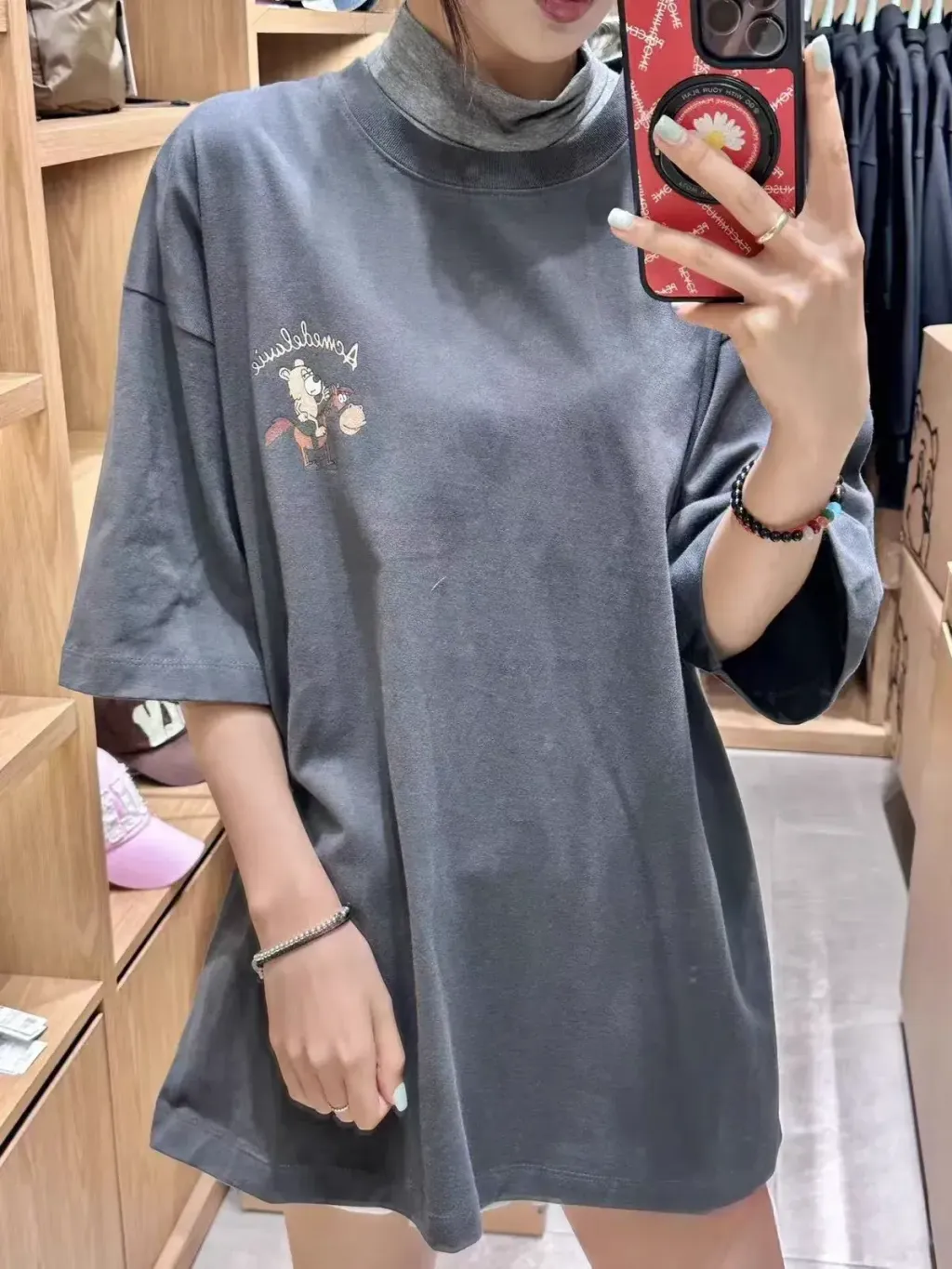 JuzBeauty_JuzBeautyMalaysia_JuzPretty_Authentic_Kbeauty_Malaysia_Skin_Care_Cosmetics_K-beauty_Health_Care_korean_streetwear_ADLV Horse Rider Short Sleeve T-Shirt Tee 上衣13