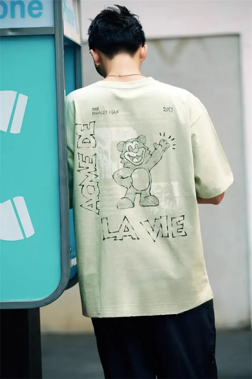 JuzBeauty_JuzBeautyMalaysia_JuzPretty_Authentic_Kbeauty_Malaysia_Skin_Care_Cosmetics_K-beauty_Health_Care_korean_streetwear_ADLV Hello AC Bear Short Sleeve T-Shirt Tee 上衣6