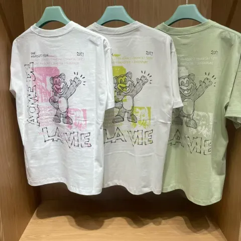 JuzBeauty_JuzBeautyMalaysia_JuzPretty_Authentic_Kbeauty_Malaysia_Skin_Care_Cosmetics_K-beauty_Health_Care_korean_streetwear_ADLV Hello AC Bear Short Sleeve T-Shirt Tee 上衣13