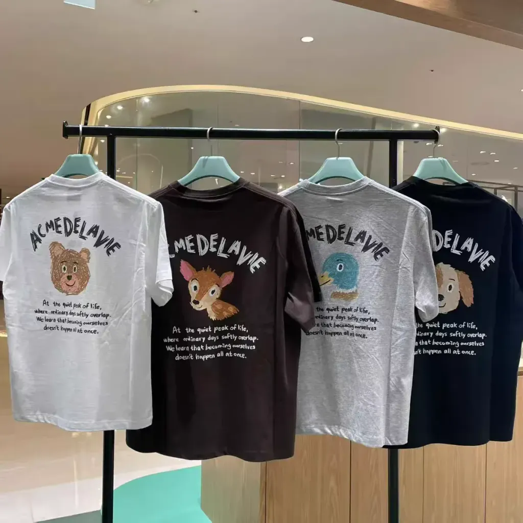 JuzBeauty_JuzBeautyMalaysia_JuzPretty_Authentic_Kbeauty_Malaysia_Skin_Care_Cosmetics_K-beauty_Health_Care_korean_streetwear_ADLV Animal Drawing Short Sleeve T-Shirt Tee 上衣11