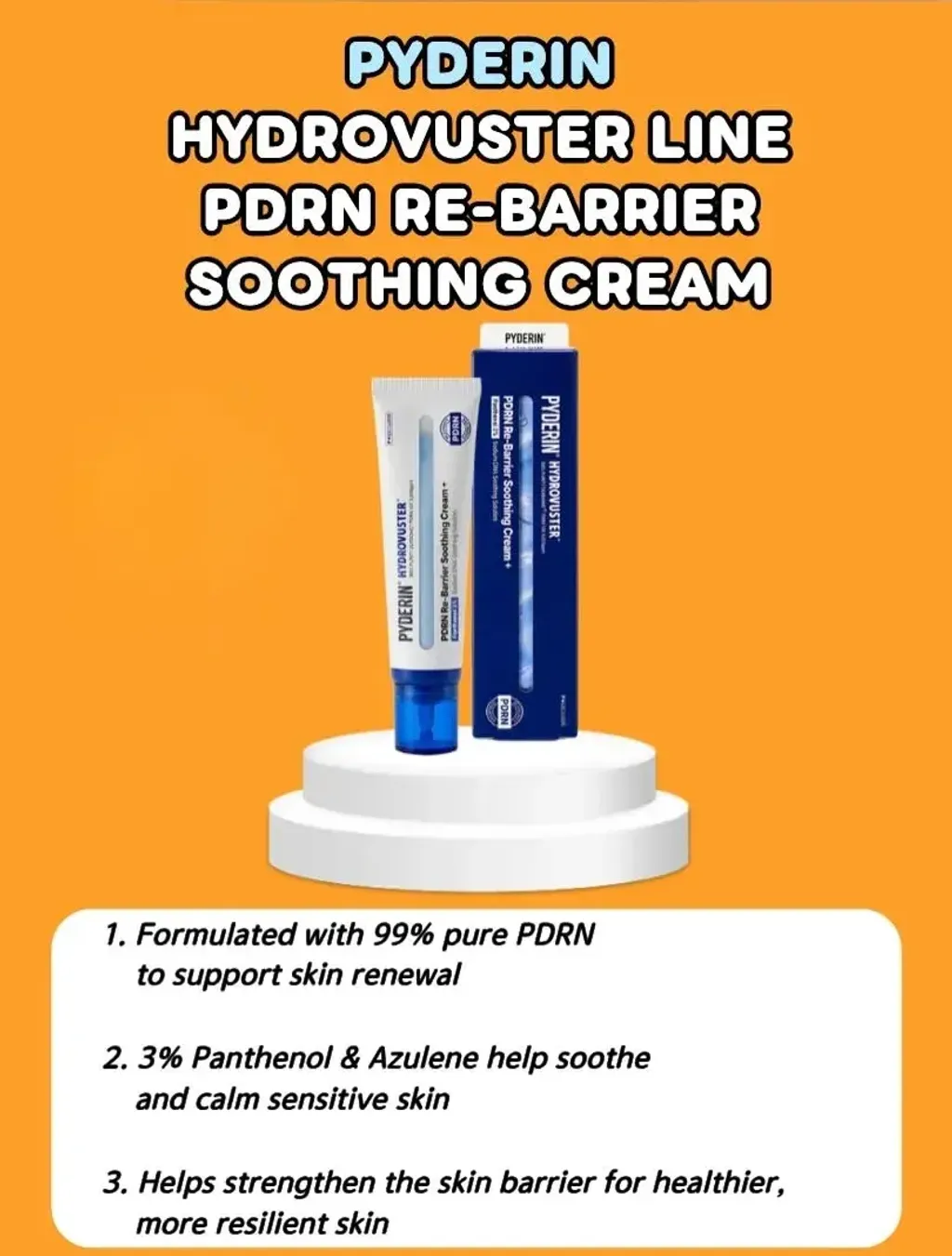 JuzBeauty_JuzBeautyMalaysia_JuzPretty_Authentic_Kbeauty_Malaysia_Skin_Care_Cosmetics_K-beauty_Health_Care_korean_streetwear_PYDERIN HYDROVUSTER PDRN Re-Barrier Soothing Cream PDRN屏障修护舒缓面霜 3