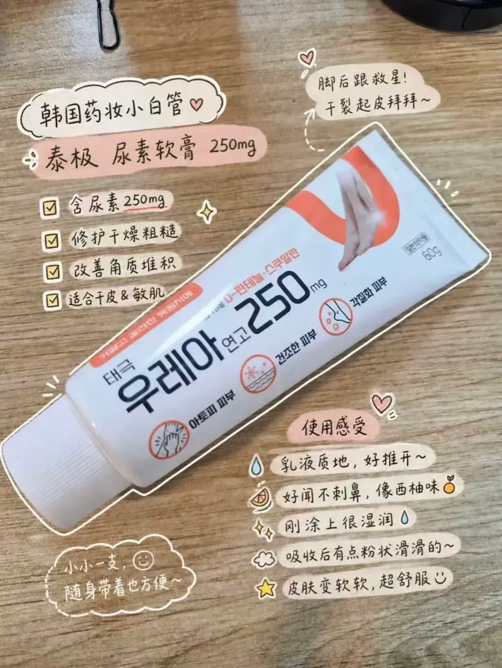 JuzBeauty_JuzBeautyMalaysia_JuzPretty_Authentic_Kbeauty_Malaysia_Skin_Care_Cosmetics_K-beauty_Health_Care_korean_streetwear_TAEGEUK TAIGUK Urea Ointment 250mg 太极制药尿素软膏4