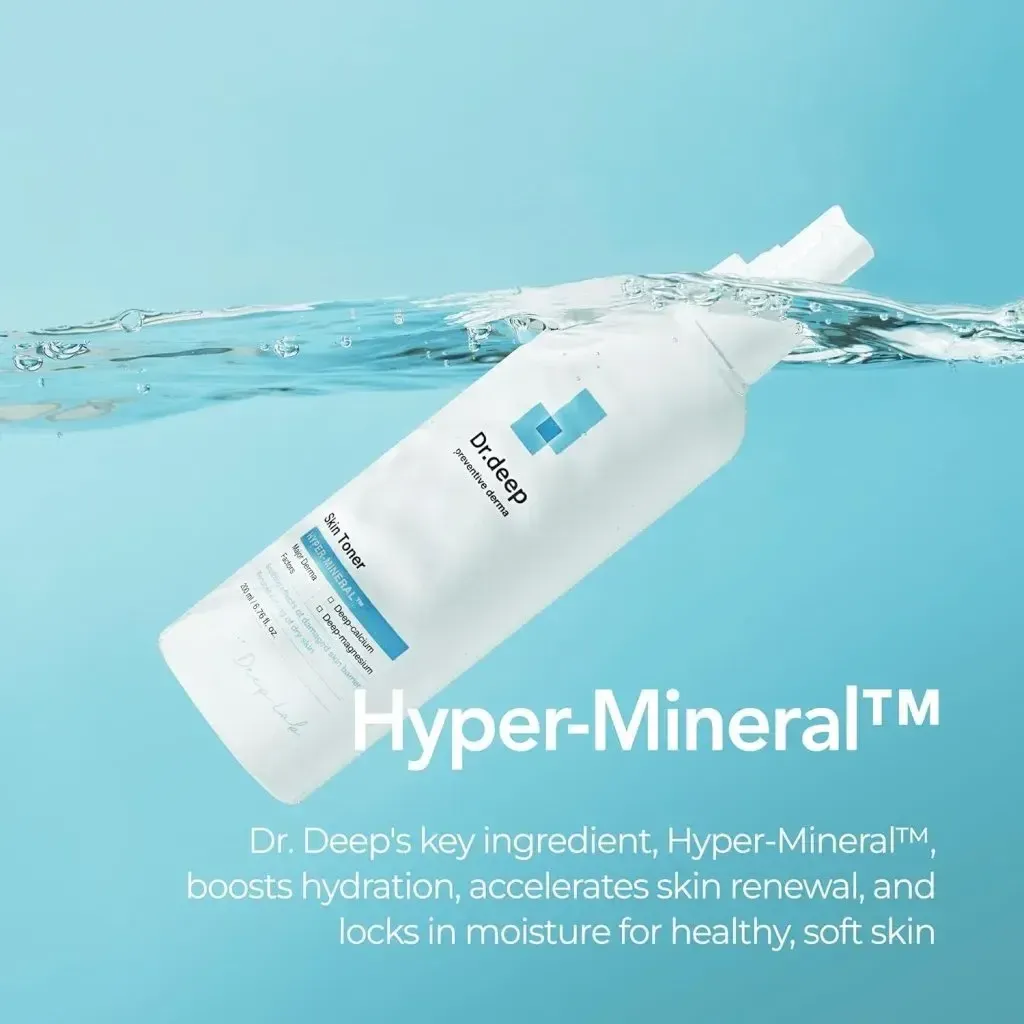 JuzBeauty_JuzBeautyMalaysia_JuzPretty_Authentic_Kbeauty_Malaysia_Skin_Care_Cosmetics_K-beauty_Health_Care_korean_streetwear_DR.DEEP Skin Toner DR DEEP 高浓度矿物舒缓爽肤水15
