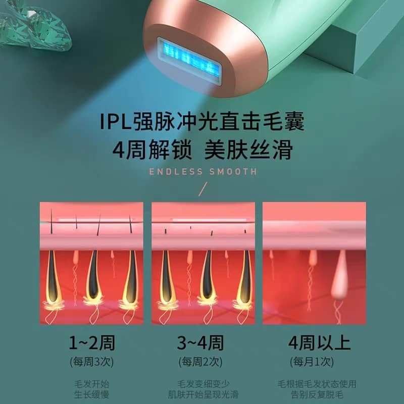 IPL Hair Removal Device 光子嫩肤冰点激光无痛脱毛仪– JuzBeauty