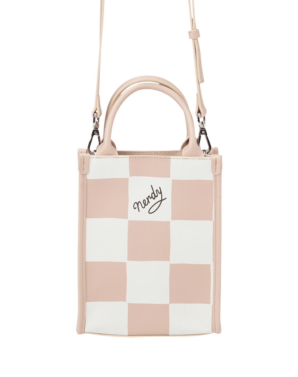 JuzBeauty_JuzBeautyMalaysia_JuzPretty_Authentic_Kbeauty_Malaysia_Skin_Care_Cosmetics_Jbeauty_Australia_Health_Care_Nerdy Checkerboard Two-way Crossbody Bag 2