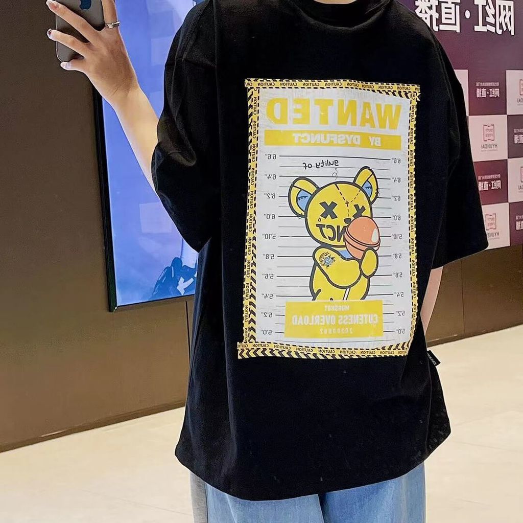 JuzBeauty_JuzBeautyMalaysia_JuzPretty_Authentic_Kbeauty_Malaysia_Skin_Care_Cosmetics_Jbeauty_Australia_Health_Care_korean_streetwear_DYSFUNCT Wanted T-shirt Tee Bear T-shirt 3