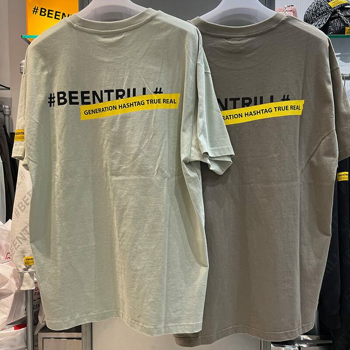 JuzBeauty_JuzBeautyMalaysia_JuzPretty_Authentic_Kbeauty_Malaysia_Skin_Care_Cosmetics_Jbeauty_Australia_Health_Care_korean_streetwear_BEENTRILL Taping Logo T-shirt 基础款Tee 6