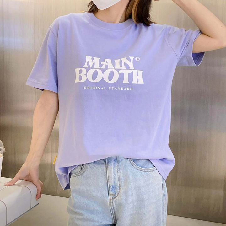 JuzBeauty_JuzBeautyMalaysia_JuzPretty_Authentic_Kbeauty_Malaysia_Skin_Care_Cosmetics_Jbeauty_Australia_Health_Care_korean_streetwear_MAIN BOOTH Original Logo T-shirt Tee 9