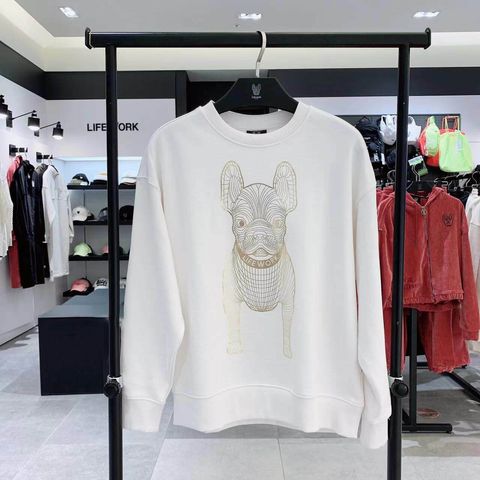 JuzBeauty_JuzBeautyMalaysia_JuzPretty_Authentic_Kbeauty_Malaysia_Skin_Care_Cosmetics_Jbeauty_Australia_Health_Care_korean_streetwear_LifeWork Gold Big Radok Sweatshirt 烫金法斗犬卫衣