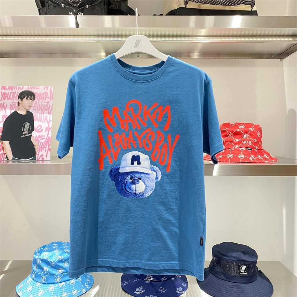 JuzBeauty_JuzBeautyMalaysia_JuzPretty_Authentic_Kbeauty_Malaysia_Skin_Care_Cosmetics_Jbeauty_Australia_Health_Care_korean_streetwear_MARKM Bear Face T-shirt 12