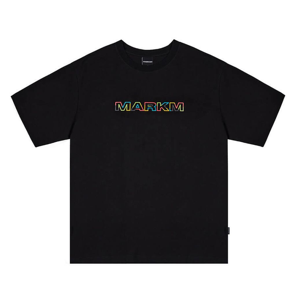 JuzBeauty_JuzBeautyMalaysia_JuzPretty_Authentic_Kbeauty_Malaysia_Skin_Care_Cosmetics_Jbeauty_Australia_Health_Care_korean_streetwear_MARKM Rainbow Logo T-shirt 6