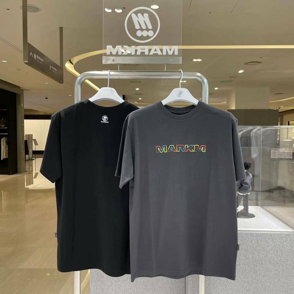 JuzBeauty_JuzBeautyMalaysia_JuzPretty_Authentic_Kbeauty_Malaysia_Skin_Care_Cosmetics_Jbeauty_Australia_Health_Care_korean_streetwear_MARKM Rainbow Logo T-shirt 1