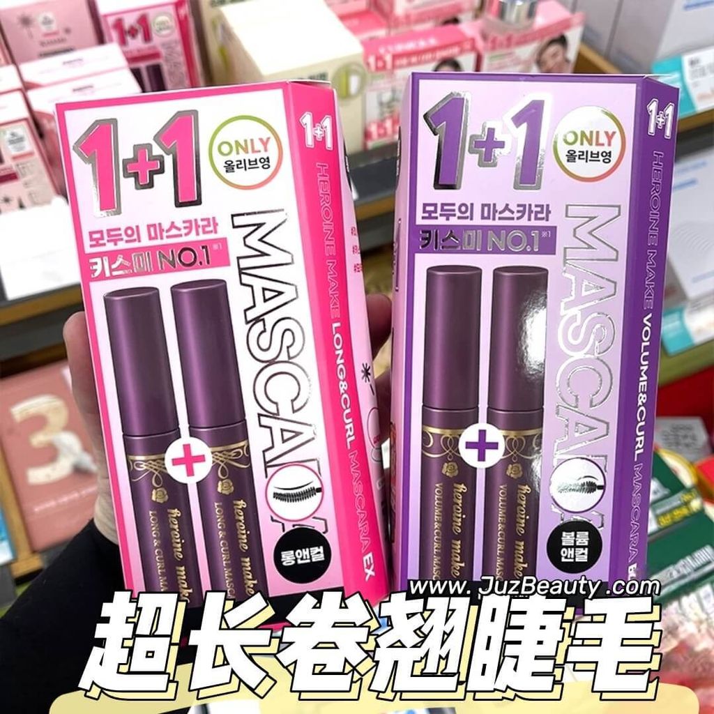 JuzBeauty_JuzBeautyMalaysia_JuzPretty_Authentic_Kbeauty_Malaysia_Skin_Care_Cosmetics_Jbeauty_Australia_Health_Care_korean_streetwear_KISS ME Heroine Make Long & Curl Volume & Curl Mascara EX 1