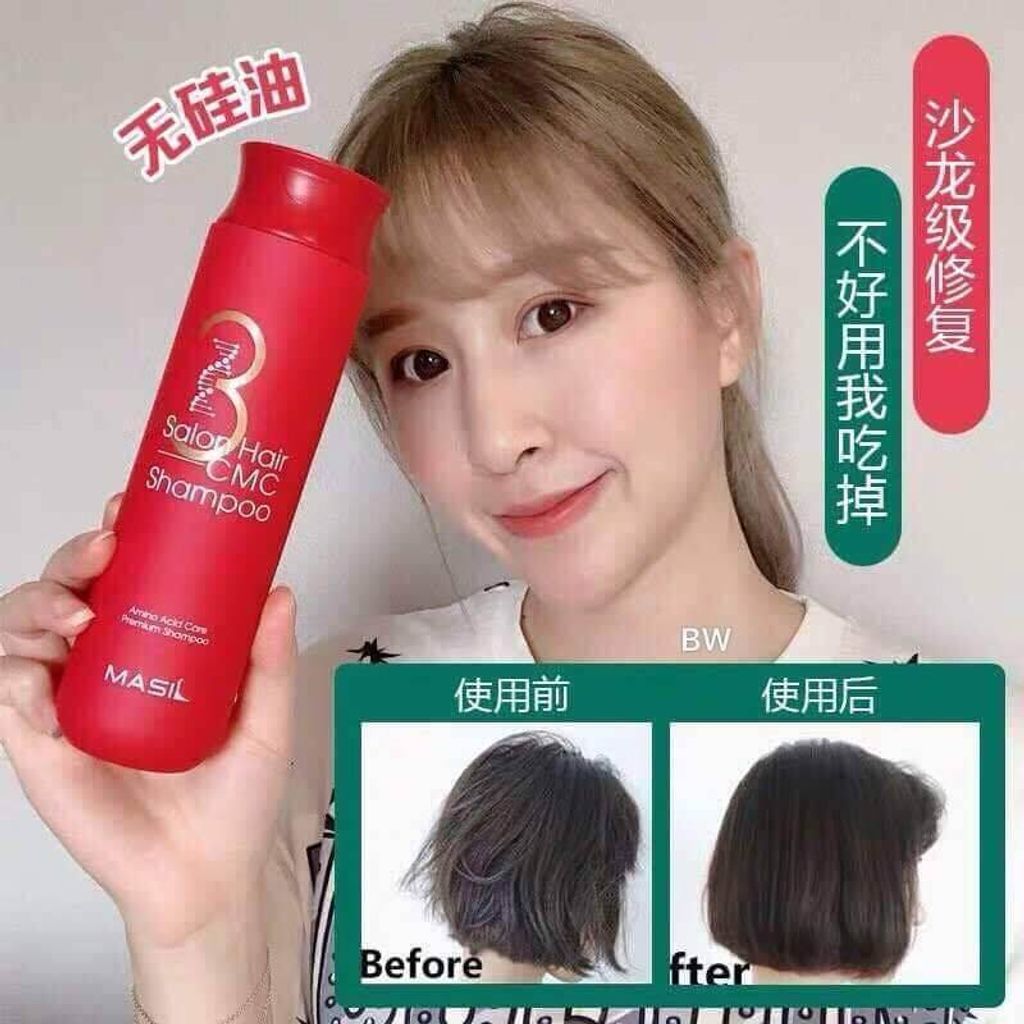 JuzBeauty_JuzBeautyMalaysia_JuzPretty_Authentic_Kbeauty_Malaysia_Skin_Care_Cosmetics_Jbeauty_Health_Care_korean_streetwear_Masil 3 Salon Hair CMC Shampoo 3次方CMC复合洗发水2