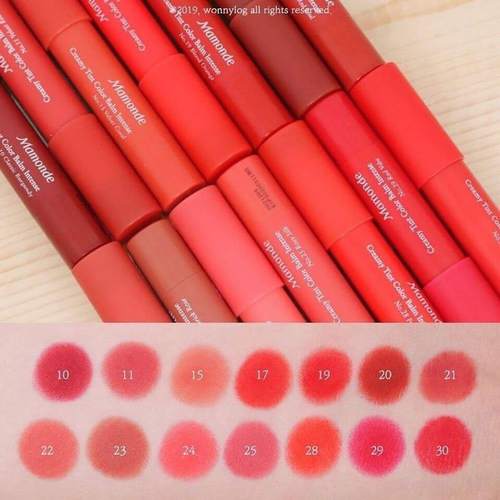 JuzBeauty_JuzBeautyMalaysia_JuzPretty_Authentic_Kbeauty_Malaysia_Skin_Care_Cosmetics_Jbeauty_Health_Care_korean_streetwear_Mamonde Creamy Tint Color Balm Intense 花心丝绒唇膏笔12