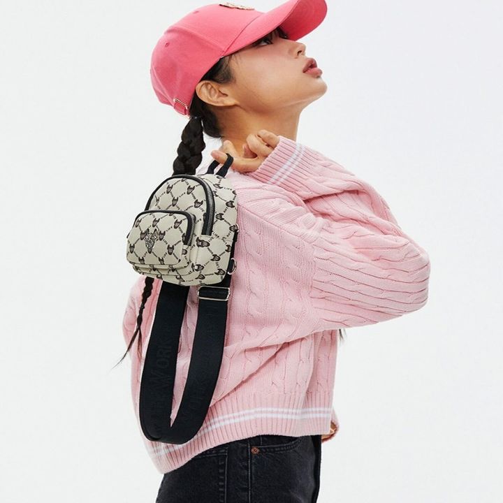 JuzBeauty_JuzBeautyMalaysia_JuzPretty_Authentic_Kbeauty_Malaysia_Skin_Care_Cosmetics_Jbeauty_Health_Care_korean_streetwear_LifeWork Mini Jacquard Monogram 2WAY Bag LW235BG410 LifeWork 斜挎包5
