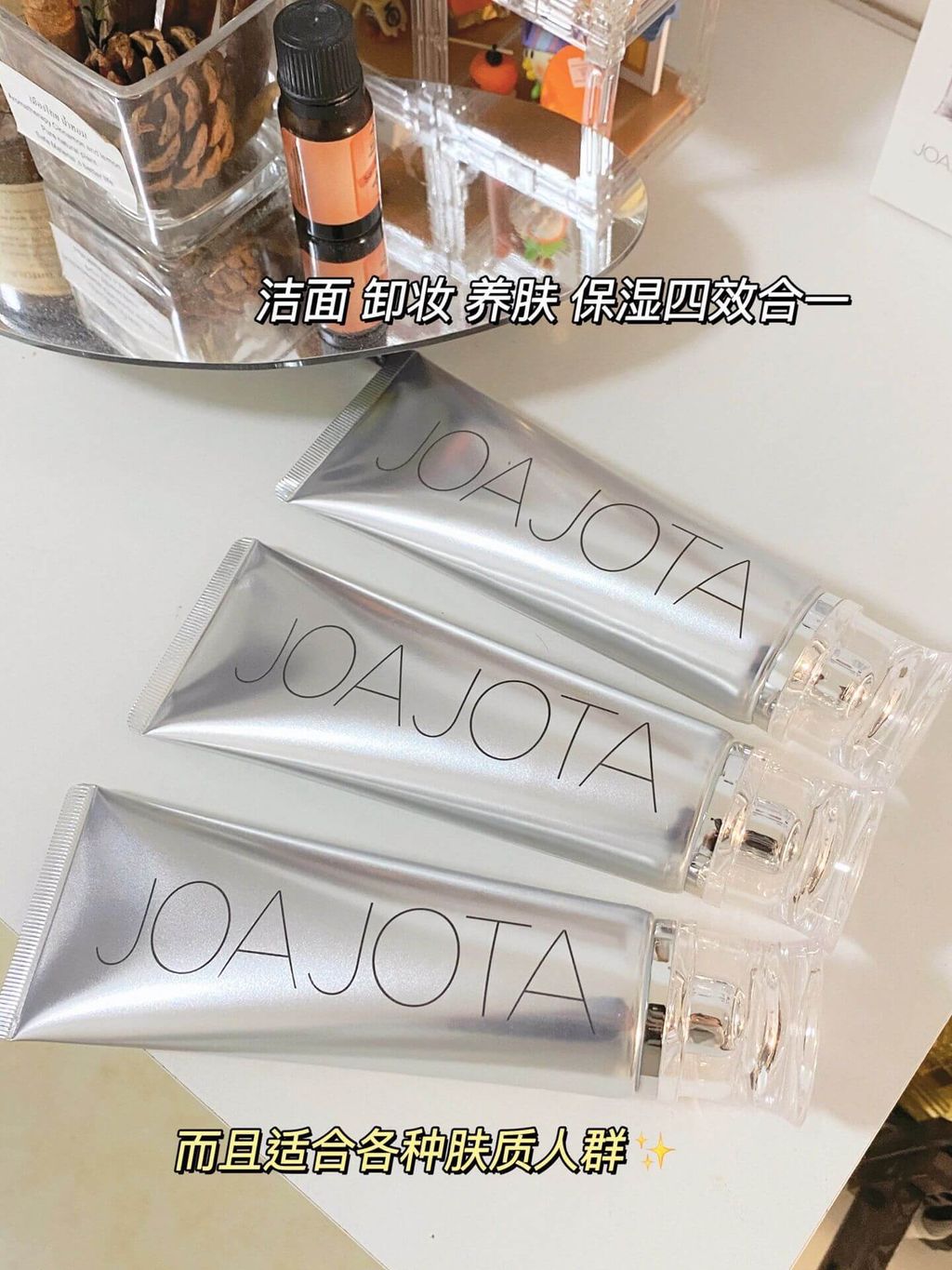 JuzBeauty_JuzBeautyMalaysia_JuzPretty_Authentic_Kbeauty_Malaysia_Skin_Care_Cosmetics_Jbeauty_Health_Care_korean_streetwear_Greenharmony JOAJOTA Silver Tube Peptide Cleansing Foam Set 2