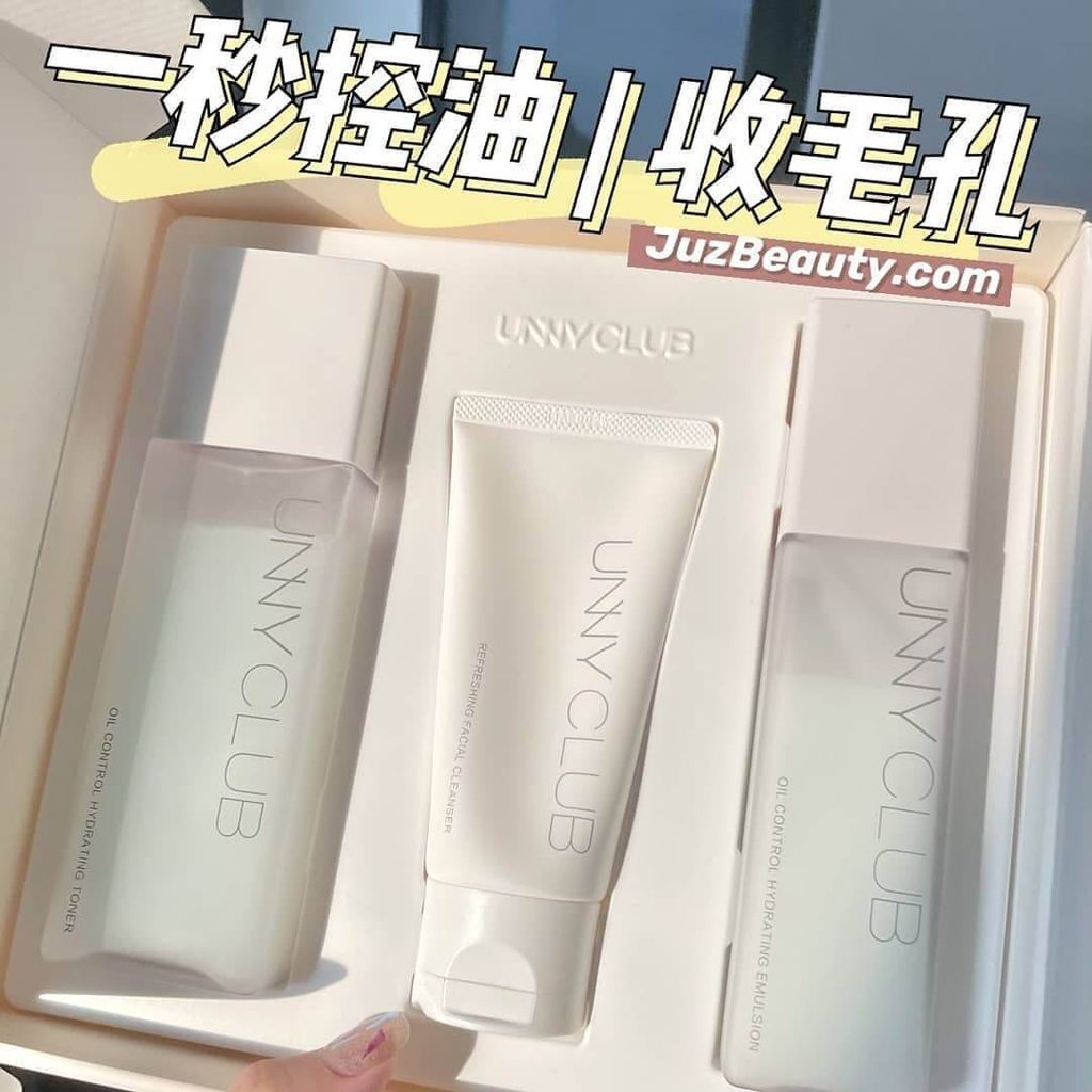 JuzBeauty_JuzBeautyMalaysia_JuzPretty_Authentic_Kbeauty_Malaysia_Skin_Care_Cosmetics_Jbeauty_Health_Care_korean_streetwear_UNNY CLUB Oil Control Hydrating Set 控油清爽水乳套盒1