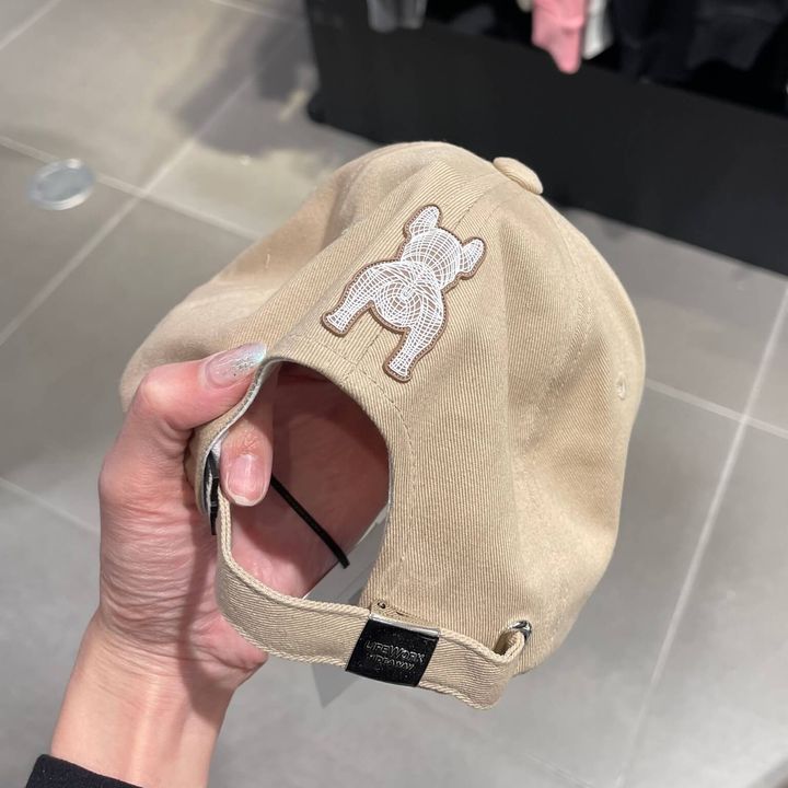JuzBeauty_JuzBeautyMalaysia_JuzPretty_Authentic_Kbeauty_Malaysia_Skin_Care_Cosmetics_Jbeauty_Health_Care_korean_streetwear_US_LifeWork Patch Cotton Baseball Cap 帽 LW225CP0211