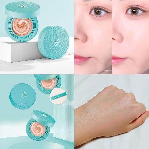 JuzBeauty_JuzBeautyMalaysia_JuzPretty_Authentic_Kbeauty_Malaysia_Skin_Care_Cosmetics_Jbeauty_Health_Care_korean_streetwear_US_DPC Pink Aura Cushion SA Season 6 Emerald Edition 夏日限定版蒂芬妮色气垫粉饼2