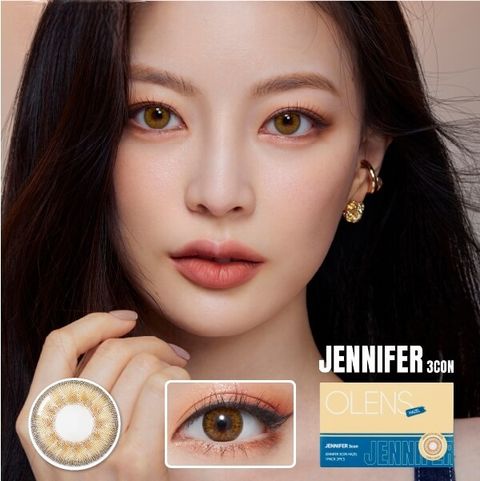 JuzBeauty_JuzBeautyMalaysia_JuzPretty_Authentic_Kbeauty_Malaysia_Skin_Care_Cosmetics_Jbeauty_Health_Care_korean_streetwear_US_OLENS JENNIFER 3CON Contact Lens 月抛隐形眼镜 美瞳2