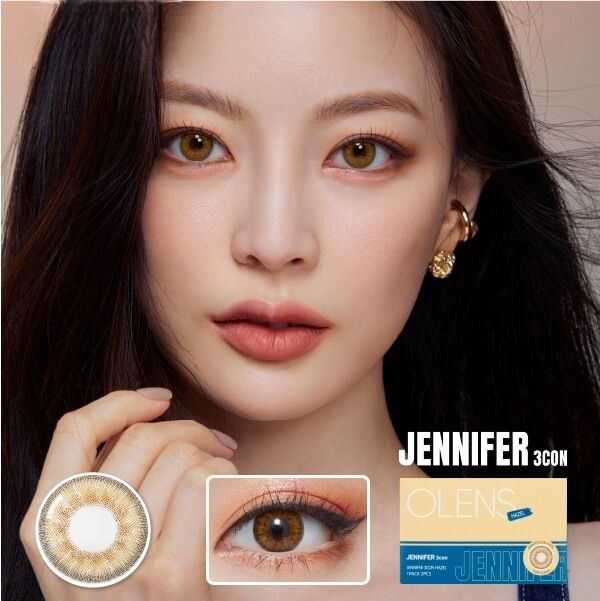 JuzBeauty_JuzBeautyMalaysia_JuzPretty_Authentic_Kbeauty_Malaysia_Skin_Care_Cosmetics_Jbeauty_Health_Care_korean_streetwear_US_OLENS JENNIFER 3CON Contact Lens 月抛隐形眼镜 美瞳2