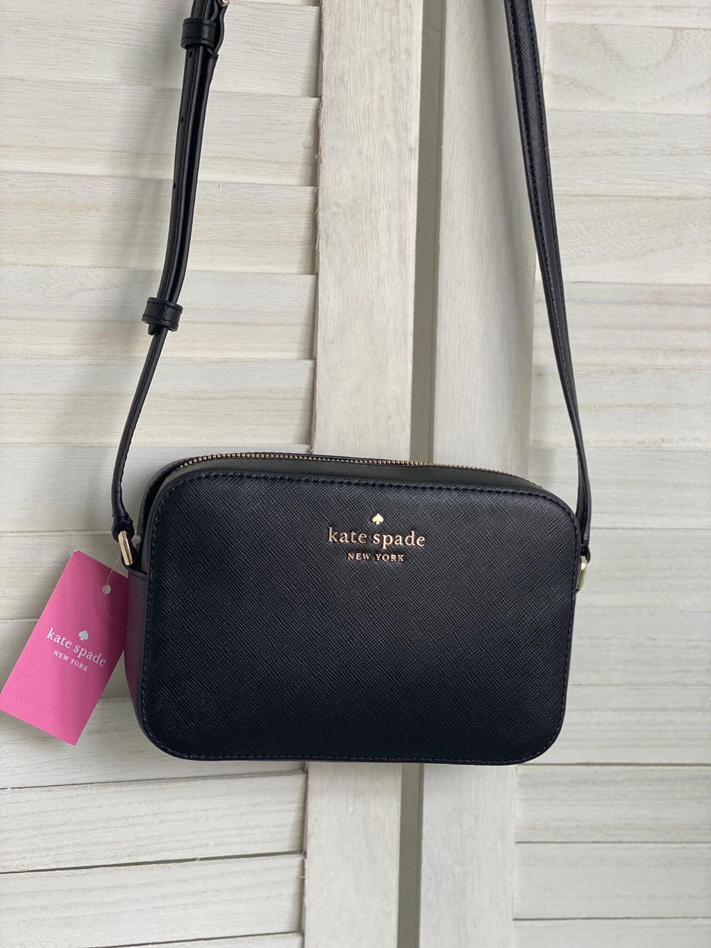 JuzBeauty_JuzBeautyMalaysia_JuzPretty_Authentic_Kbeauty_Malaysia_Skin_Care_Cosmetics_Jbeauty_Health_Care_korean_streetwear_US_Kate Spade WLR00686 Staci Mini Camera Bag in Black