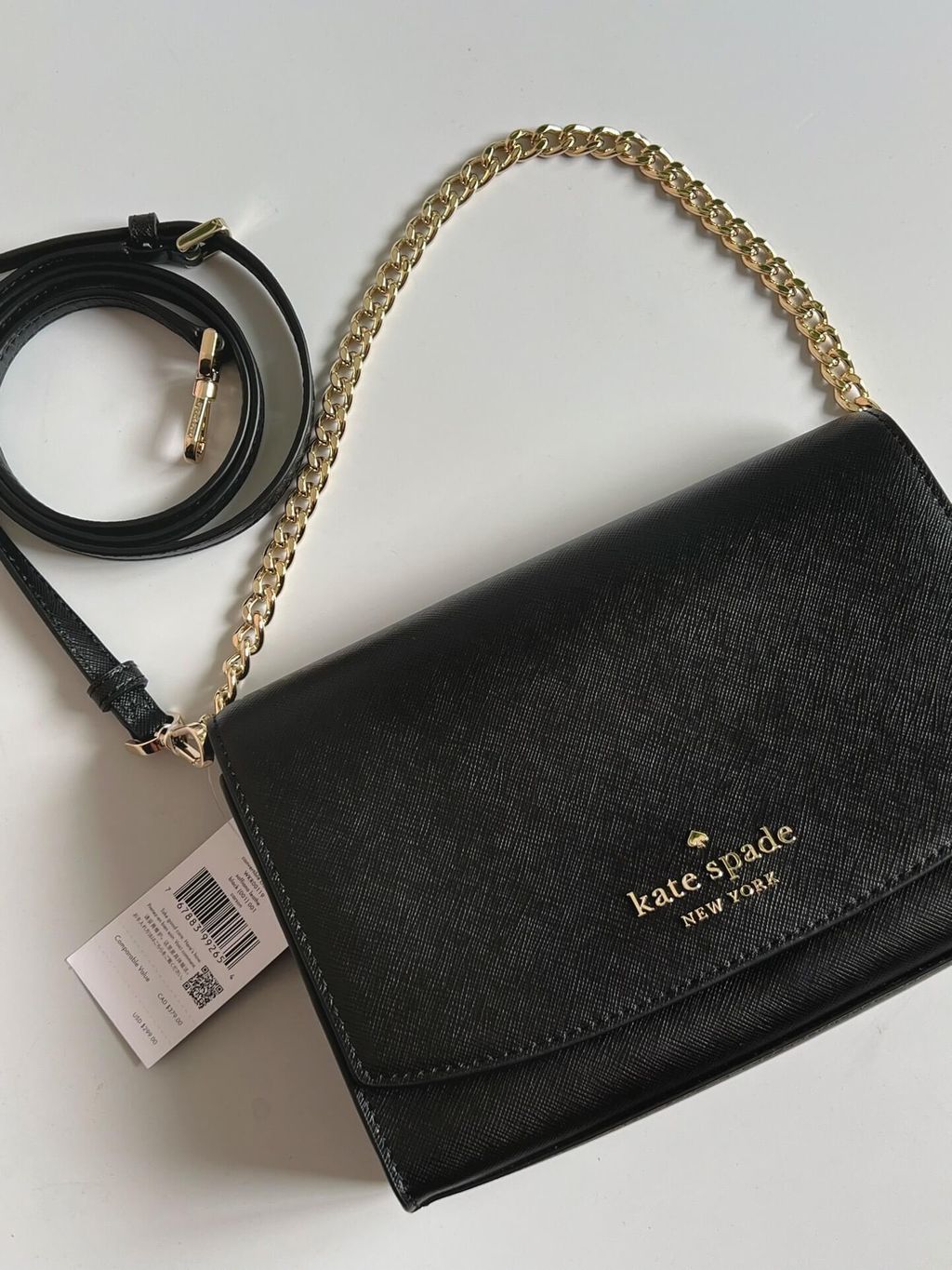 JuzBeauty_JuzBeautyMalaysia_JuzPretty_Authentic_Kbeauty_Malaysia_Skin_Care_Cosmetics_Jbeauty_Health_Care_korean_streetwear_US_Kate Spade WKR00119 Carson Convertible Crossbody Bag Black