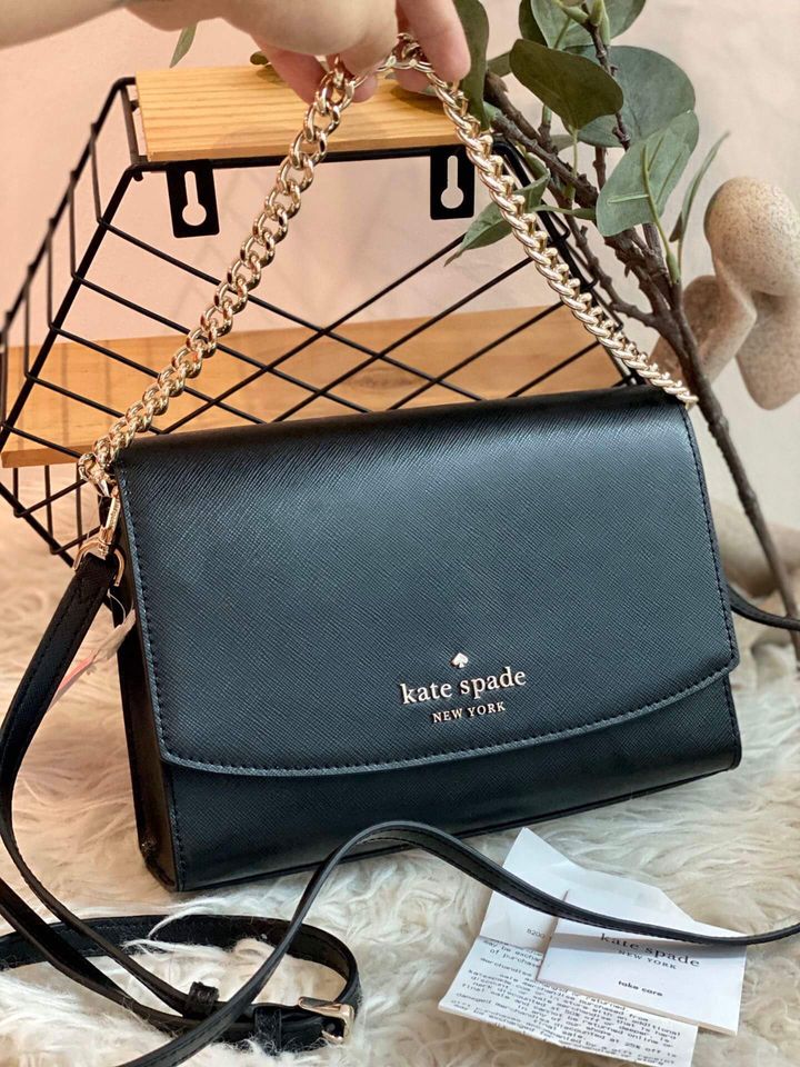 JuzBeauty_JuzBeautyMalaysia_JuzPretty_Authentic_Kbeauty_Malaysia_Skin_Care_Cosmetics_Jbeauty_Health_Care_korean_streetwear_US_Kate Spade WKR00119 Carson Convertible Crossbody Bag Black