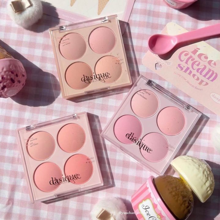 JuzBeauty_JuzBeautyMalaysia_JuzPretty_Authentic_Kbeauty_Malaysia_Skin_Care_Cosmetics_Jbeauty_Health_Care_korean_streetwear_US_dasique Ice Cream Blending Mood Cheek 冰淇淋系列 腮红1