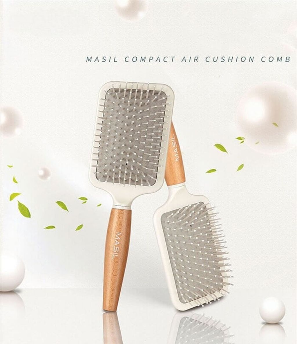 JuzBeauty_JuzBeautyMalaysia_JuzPretty_Authentic_Kbeauty_Malaysia_Skin_Care_Cosmetics_Jbeauty_Health_Care_korean_streetwear_US_MASIL Compact Air Cushion Comb Wooden Paddle Brush 气垫梳5