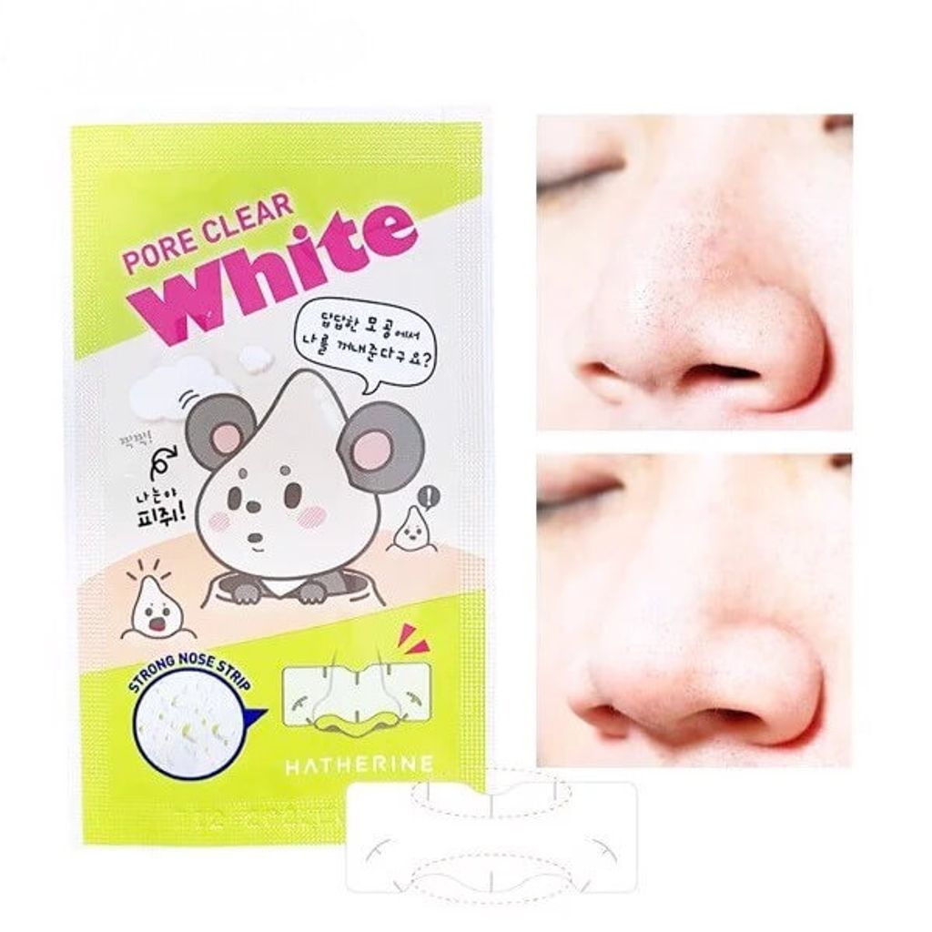 JuzBeauty_JuzBeautyMalaysia_JuzPretty_Authentic_Kbeauty_Malaysia_Skin_Care_Cosmetics_Jbeauty_Health_Care_korean_streetwear_US_HATHERINE Pore Clear White Strong Nose Strip 黑头鼻贴3