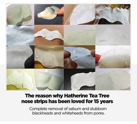 JuzBeauty_JuzBeautyMalaysia_JuzPretty_Authentic_Kbeauty_Malaysia_Skin_Care_Cosmetics_Jbeauty_Health_Care_korean_streetwear_US_HATHERINE Pore Clear Teatree Calming Nose Strip 茶树清爽黑头鼻贴5