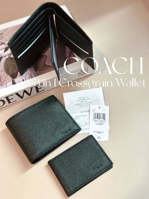 JuzBeauty_JuzBeautyMalaysia_JuzPretty_Authentic_Kbeauty_Malaysia_Skin_Care_Cosmetics_Jbeauty_Health_Care_korean_streetwear_US_COACH 3 In 1 Crossgrain C6331 Compact Wallet In Black 钱包卡包4.jpg