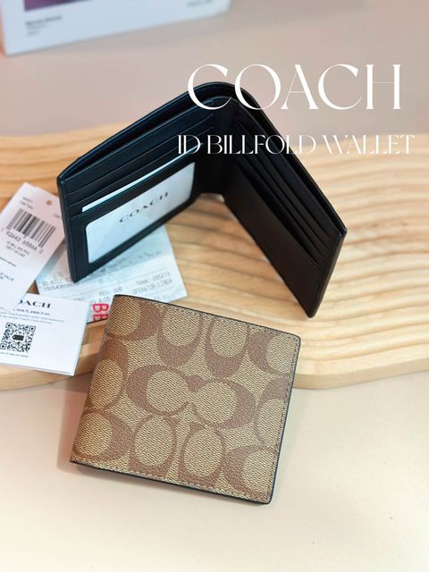 JuzBeauty_JuzBeautyMalaysia_JuzPretty_Authentic_Kbeauty_Malaysia_Skin_Care_Cosmetics_Jbeauty_Health_Care_korean_streetwear_US_COACH ID Billfold Wallet in Signature Canvas in Tan F66551 男士钱包4.jpg