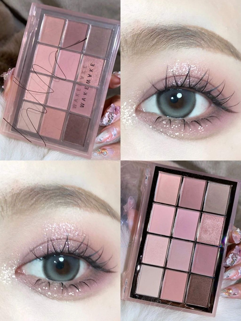 JuzBeauty_JuzBeautyMalaysia_JuzPretty_Authentic_Kbeauty_Malaysia_Skin_Care_Cosmetics_Jbeauty_Health_Care_korean_streetwear_WAKEMAKE Soft Blurring Eye Palette 柔雾经典16色眼影盘13