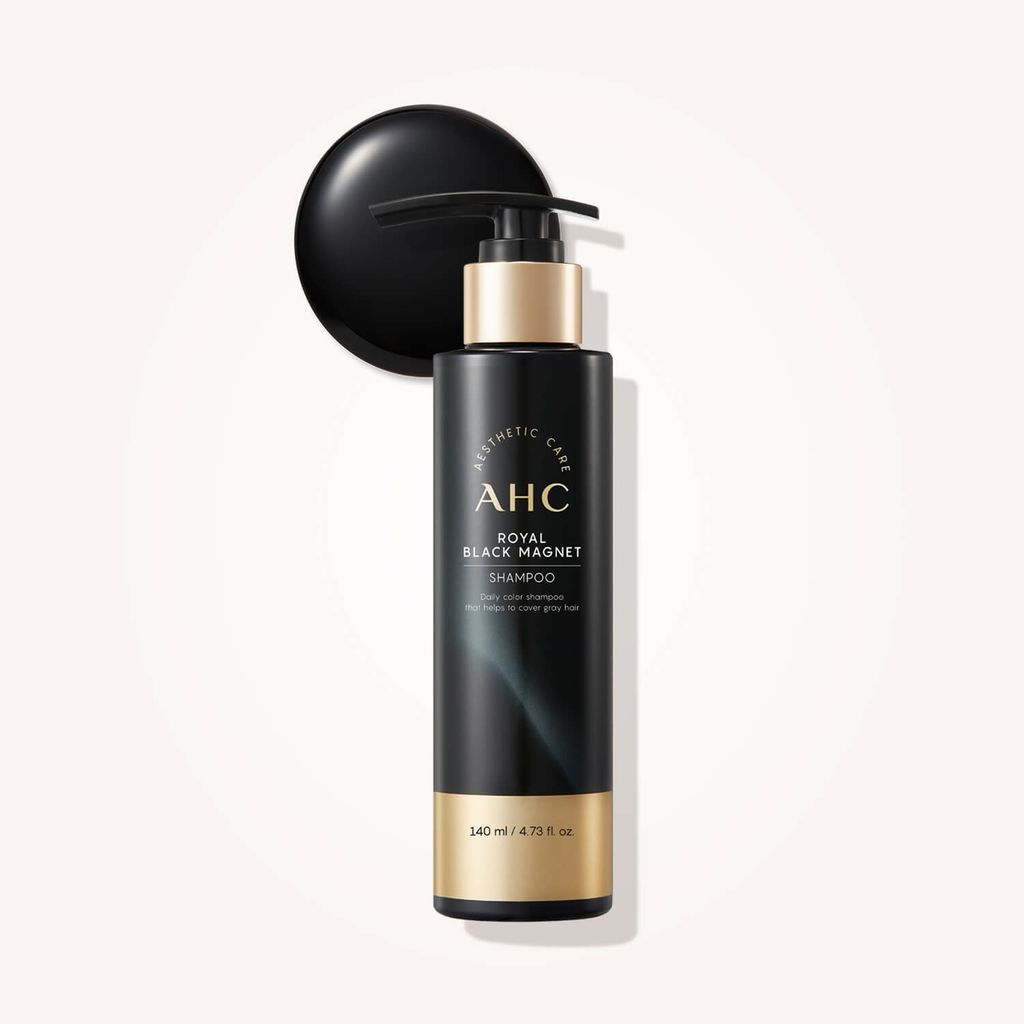 JuzBeauty_JuzBeautyMalaysia_JuzPretty_Authentic_Kbeauty_Malaysia_Skin_Care_Cosmetics_Jbeauty_Health_Care_korean_streetwear_AHC Royal Black Magnet Shampoo Treatment 皇家BLACK自然转黑洗发水 护发素2