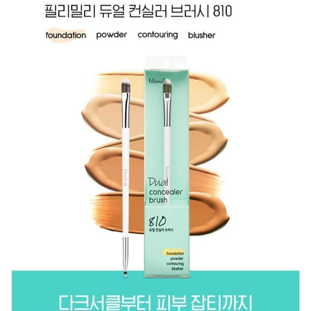 JuzBeauty_JuzBeautyMalaysia_JuzPretty_Authentic_Kbeauty_Malaysia_Skin_Care_Cosmetics_Jbeauty_Health_Care_korean_streetwear_fillimilli Dual Concealer Brush 810 双头遮瑕刷8103