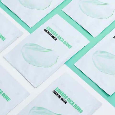JuzBeauty-JuzBeautyMalaysia-JuzPretty-Authentic-Kbeauty-Malaysia-Skin-Care-Cosmetics-Jbeauty-Health-Care-korean-streetwear-MEDIPEEL Bamboo Cica Bomb Calming Mask MEDI-PEEL 竹积雪草镇静面膜2