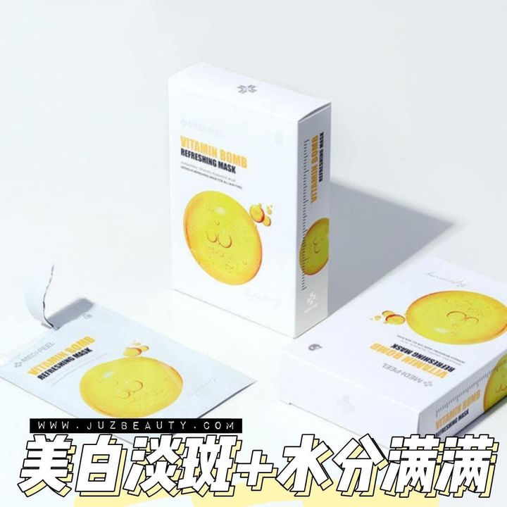 JuzBeauty-JuzBeautyMalaysia-JuzPretty-Authentic-Kbeauty-Malaysia-Skin-Care-Cosmetics-Jbeauty-Health-Care-korean-streetwear-MEDIPEEL Vitamin Bomb Refreshing Mask MEDI-PEEL 维他命焕颜面膜1