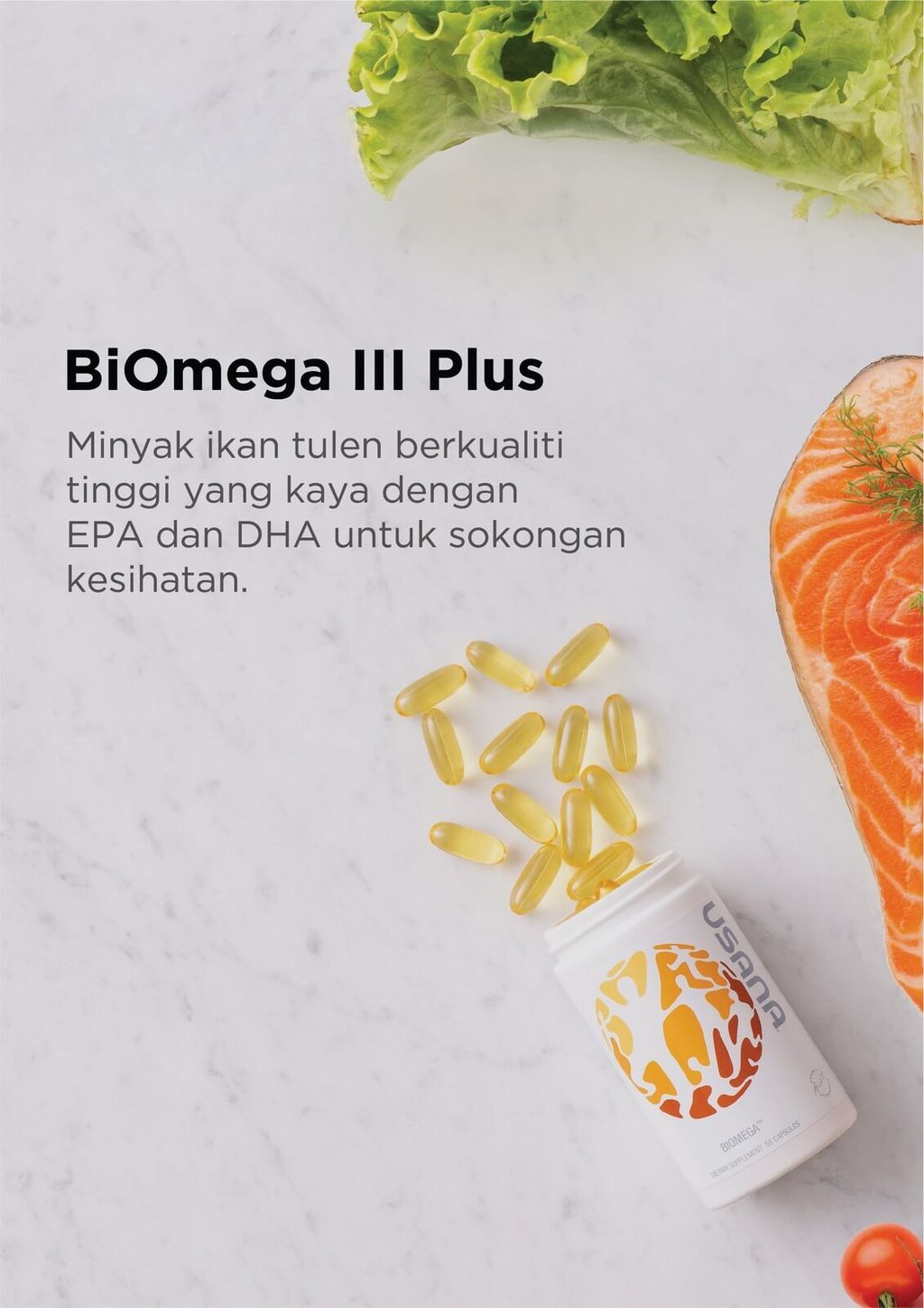 JuzBeauty-JuzBeautyMalaysia-JuzPretty-Authentic-Kbeauty-Malaysia-Skin-Care-Cosmetics-Jbeauty-Health-Care-korean-streetwear-USANA BiOmega III Plus 活力奥米加鱼油9