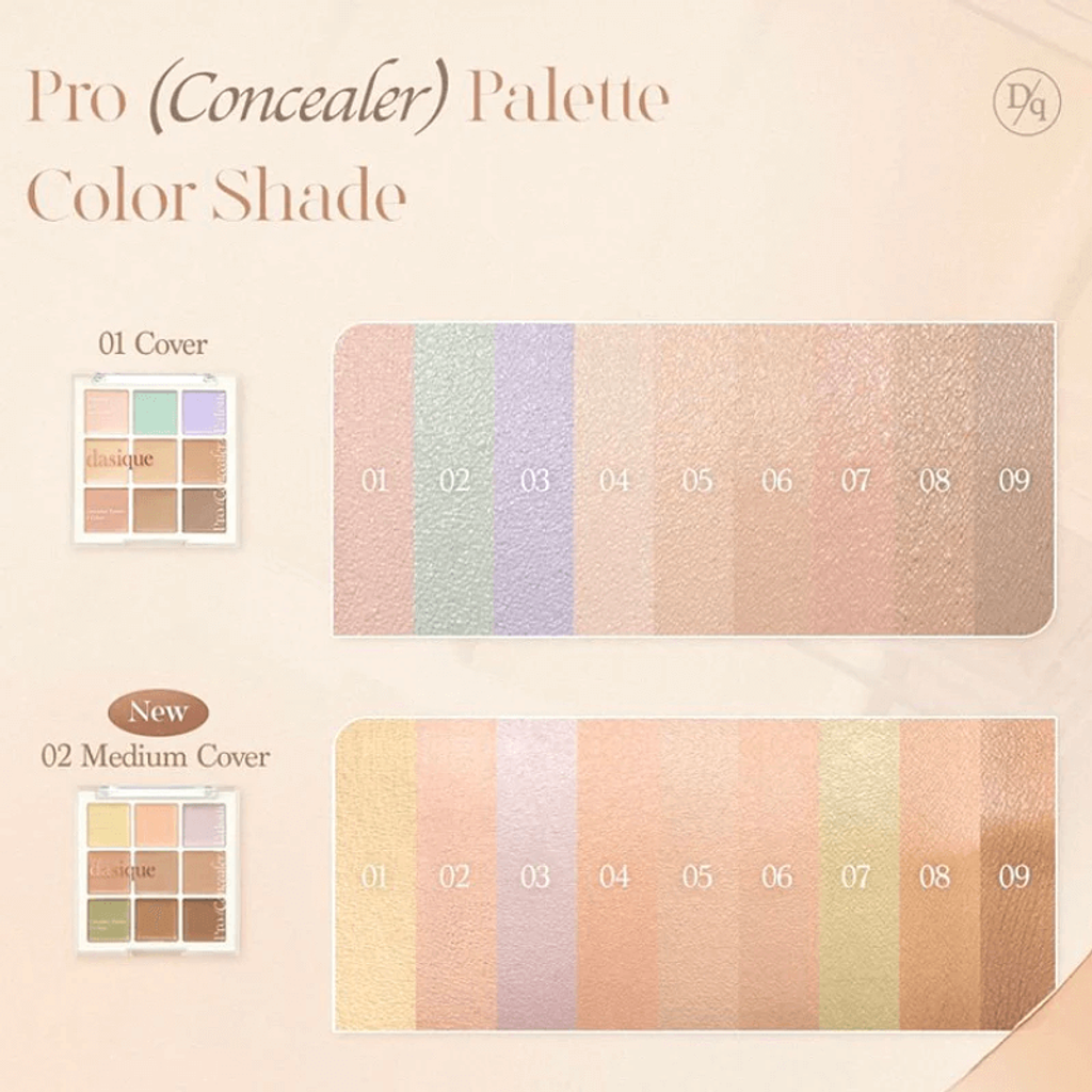 JuzBeauty-JuzBeautyMalaysia-JuzPretty-Authentic-Kbeauty-Malaysia-Skin-Care-Cosmetics-Jbeauty-Health-Care-korean-streetwear-dasique Pro Concealer Palette 9色专业调色遮瑕盘13