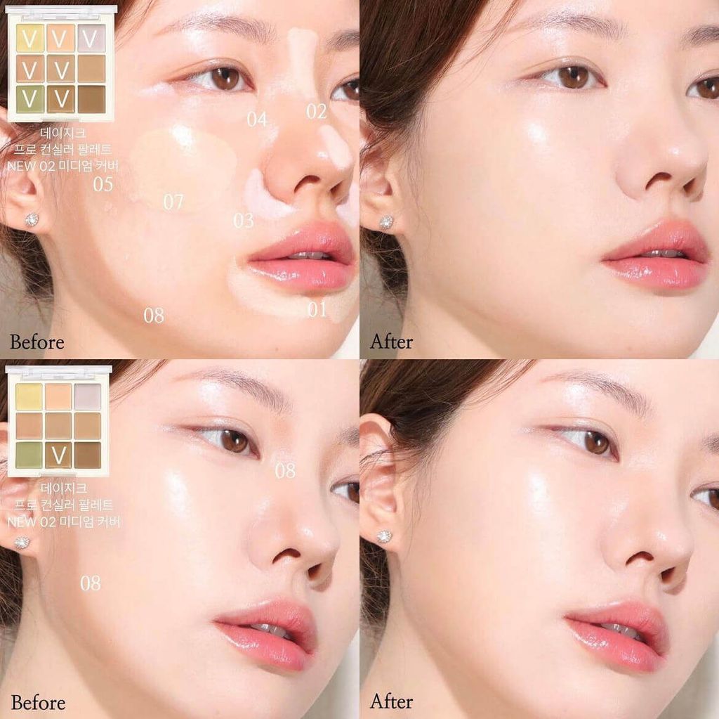 JuzBeauty-JuzBeautyMalaysia-JuzPretty-Authentic-Kbeauty-Malaysia-Skin-Care-Cosmetics-Jbeauty-Health-Care-korean-streetwear-dasique Pro Concealer Palette 9色专业调色遮瑕盘23