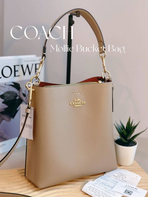 JuzBeauty-JuzBeautyMalaysia-JuzPretty-Authentic-Kbeauty-Malaysia-Skin-Care-Cosmetics-Jbeauty-Health-Care-korean-streetwear-COACH CA177 Mollie Bucket Bag 22 In Taupe 小号双层水桶包1.jpg