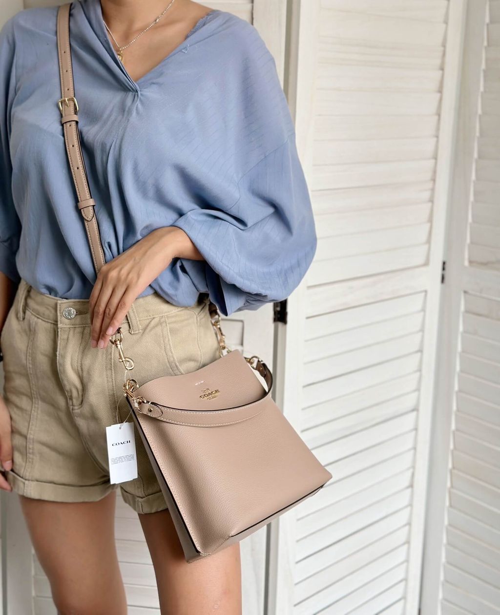 JuzBeauty-JuzBeautyMalaysia-JuzPretty-Authentic-Kbeauty-Malaysia-Skin-Care-Cosmetics-Jbeauty-Health-Care-korean-streetwear-COACH CA177 Mollie Bucket Bag 22 In Taupe 小号双层水桶包5.jpg