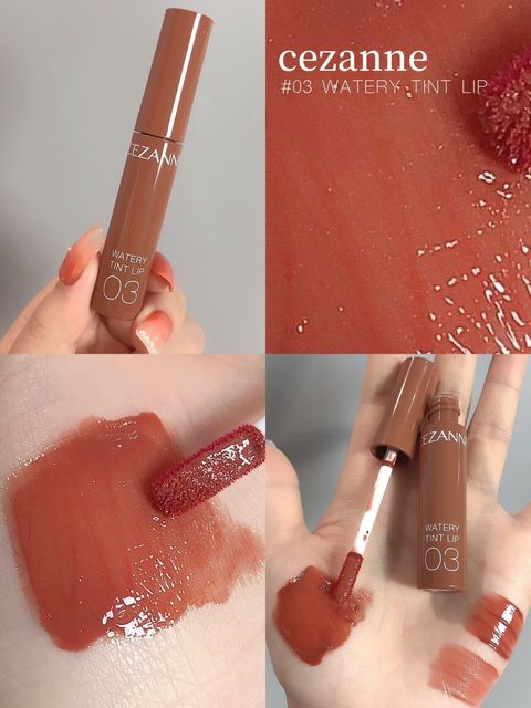 JuzBeauty-JuzBeautyMalaysia-JuzPretty-Authentic-Kbeauty-Malaysia-Skin-Care-Cosmetics-Jbeauty-Health-Care-korean-streetwear-CEZANNE Watery Tint Lip 03 Beige Brown 唇釉1